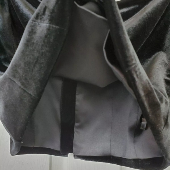 NWT Antonio melani lana velvet black blouse size 4 - Picture 4 of 8